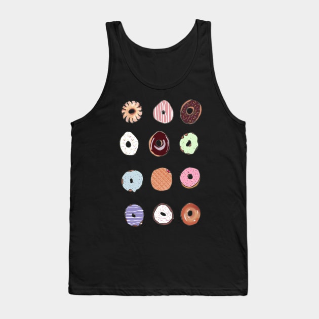 Donut Dozen Tank Top by paulusjart